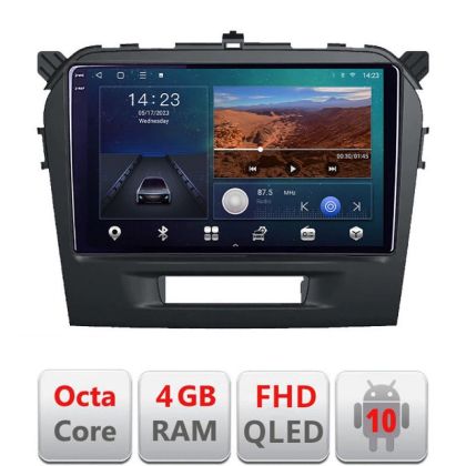 Navigatie Suzuki Grand Vitara 2016- B-2265 Android Ecran QLED octa core 4+64 carplay android auto KIT-2265+EDT-E309V3