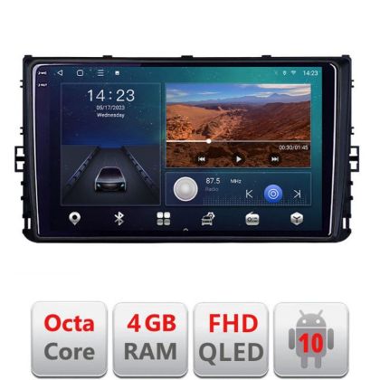 Navigatie grupul VW B-933 Android Ecran QLED octa core 4+64 carplay android auto KIT-933+EDT-E309V3