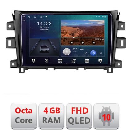 Navigatie NIssan Navara 2017- B-NAVARA17 Android Ecran QLED octa core 4+64 carplay android auto KIT-navara17+EDT-E309V3