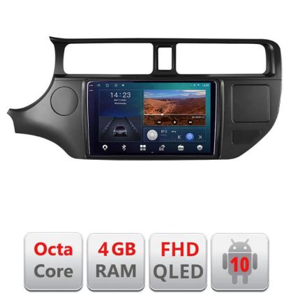 Navigatie Kia Rio 2011-2014 B-rio-11 Android Ecran QLED octa core 4+64 carplay android auto kit-rio-11+EDT-E309V3