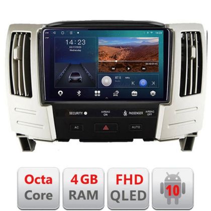 Navigatie Lexus RX300 2003-2008 Android Ecran QLED octa core 4+64 carplay android auto KIT-RX300+EDT-E309V3