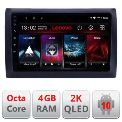 Navigatie Fiat Stilo L-STILO, Octacore, 4Gb RAM, 64Gb Hdd, 4G, QLED 2K, DSP, Carplay, Bluetooth