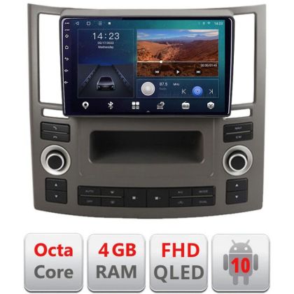 Navigatie Infiniti FX45 2007-2009 Android radio gps internet quad core 4+64 carplay android auto fx45-old+EDT-E309v3