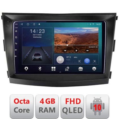 Navigatie SsangYong Tivoli 2015-2019 Android radio gps internet quad core 4+64 carplay android auto kit-tivoli2015+EDT-E309v3