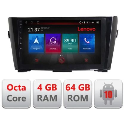 Navigatie Nissan Qashqai E-353 Octa Core cu Android Radio Bluetooth Internet GPS WIFI DSP 4+64GB 4G