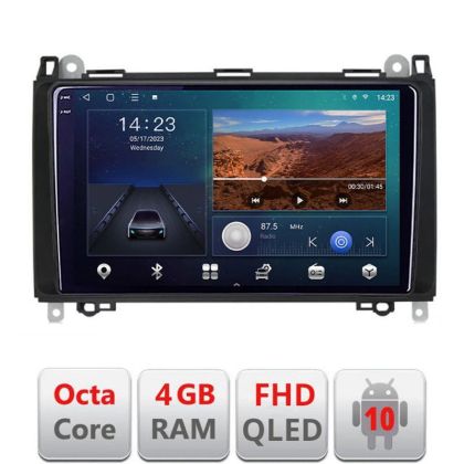 Navigatie Mercedes VW B-068 Android Ecran QLED octa core 4+64 carplay android auto KIT-068+EDT-E309V3 v1