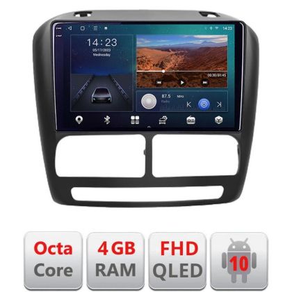 Navigatie Fiat Doblo 2010-2017 si Opel Combo 2010-2017 Android Ecran QLED octa core 4+64 carplay android auto KIT-DOBLO10+EDT-E309V3 v1