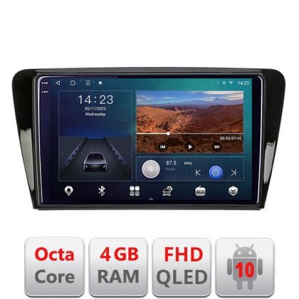 Navigatie Skoda Rapid Seat Toledo 2013+ Android Ecran QLED octa core 4+64 carplay android auto KIT-rapid+EDT-E309V3 v1