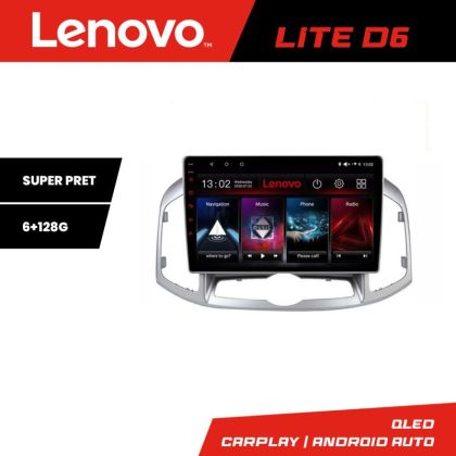 Sistem Multimedia MP5 Chevrolet Captiva 2012-2018 Manual Lenovo Kit-109 8 core 6+128 GB Android Waze USB Navigatie Internet Youtube Radio