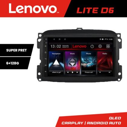 Navigatie Hyundai i20 2015-2018 Lenovo Kit-517 8 core 6+128 GB Android Waze USB Navigatie Internet Youtube Radio