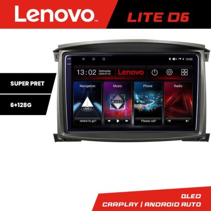 Navigatie Toyota Land Cruiser L100 2002-2006 Android radio gps internet 8 core 6+128 Lenovo