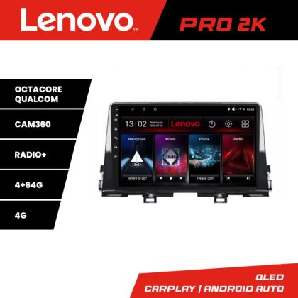 Navigatie Isuzu D-Max Quad Core Lenovo Kit-2234 8 core QLED 2K 4+64 360 Android Waze USB Navigatie Internet Youtube Radio