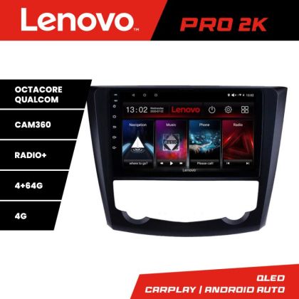 Navigatie Renault Kadjar Lenovo Kit-9030 8 core QLED 2K 4+64 360 Android Waze USB Navigatie Internet Youtube Radio