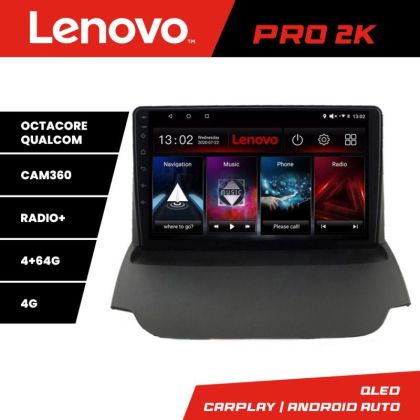 Navigatie Ford Ecosport 2017- Lenovo Kit-ECOSPORT 8 core QLED 2K 4+64 360 Android Waze USB Navigatie Internet Youtube Radio