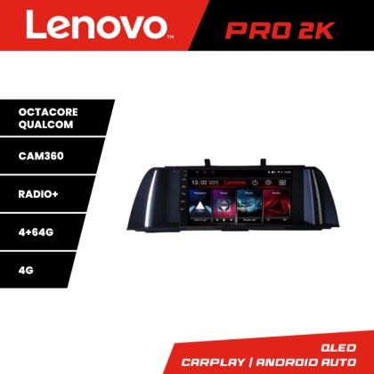 Navigatie BMW Seria 3 F30 2012-2016 8 core QLED 2K 4+64 360 Android Waze USB Navigatie Internet Youtube Radio Lenovo