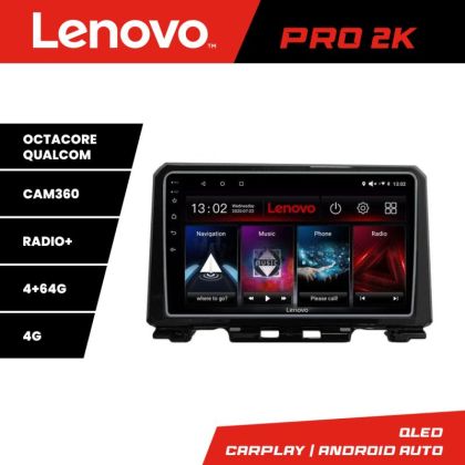 Navigatie Suzuki Jimny 2018- Lenovo Kit-JIMNY 8 core QLED 2K 4+64 360 Android Waze USB Navigatie Internet Youtube Radio