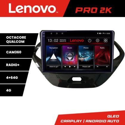 Navigatie Renault Kangoo  Android radio gps internet 8 core QLED 2K 4+64 360 Lenovo