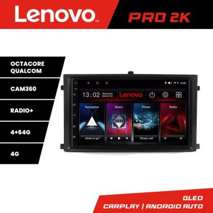 Navigatie Rexton 2019- Lenovo Kit-REXTON 8 core QLED 2K 4+64 360 Android Waze USB Navigatie Internet Youtube Radio