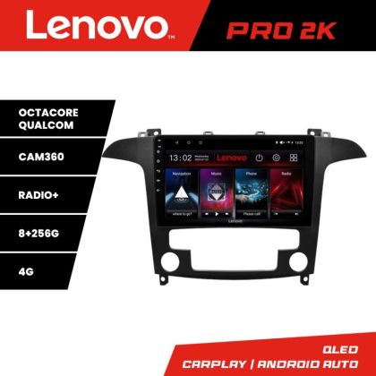 Navigatie Hyundai Santa Fe Lenovo Kit-008 8 core QLED 2K 8+256 360 Android Waze USB Navigatie Internet Youtube Radio