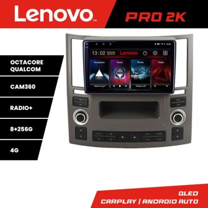 Navigatie Hyundai Genesis 8 core QLED 2K 8+256 360 Quad Core Android Waze USB Navigatie Internet Youtube Radio Lenovo