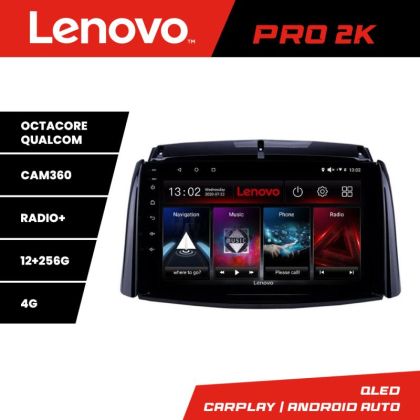 Navigatie Toyota Land Cruiser L100 2002-2008 Lenovo Kit-L100 8 core QLED 2K 12+256 360 Android Waze USB Navigatie Internet Youtube Radio