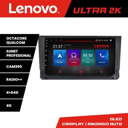 Navigatie Seat Arona Android radio gps internet 8 core QLED Qualcomm 4+64 360 Lenovo