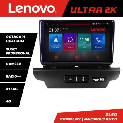 Navigatie Kia Ceed 2018-2020 Android radio gps internet 8 core QLED Qualcomm 4+64 360 Lenovo