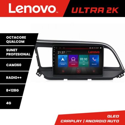 Navigatie HHyundai Elantra 2018- M-1581 Octa Core Android Radio Bluetooth GPS WIFI/4G DSP 2K 8+128GB 360 Toslink