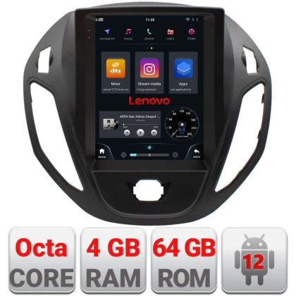 Navigatie Ford Transit Connect si Tourneo Connect,Qled 9.7",,Qualcomm 8X 4+64 360 4G Hdd,4G,DSP,Carplay,Bluetooth