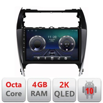 Navigatie Toyota Camry 2012-2018 Android ecran Qled 2K Octa core 4+32 Kit-camry12+EDT-E410-2K