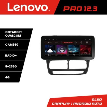 Navigatie Fiat Doblo 2010-2017 si Opel Combo 2010-2017  Lenovo PRO 8+256 12.3 inch qled android 4G DSP gps internet  Kit-DOBLO10