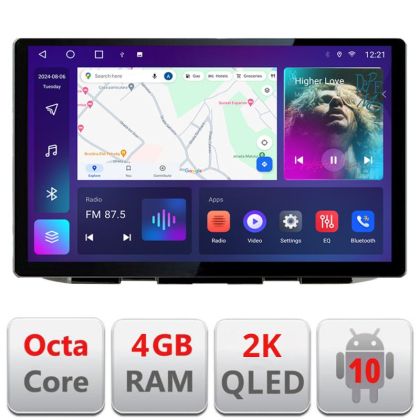 Navigatie dedicata Edonav Skoda Octavia 4 2020-2024, Ecran 2K QLED 13",Octacore,4Gb RAM,32Gb Hdd,4G,360,DSP,Carplay,Bluetooth