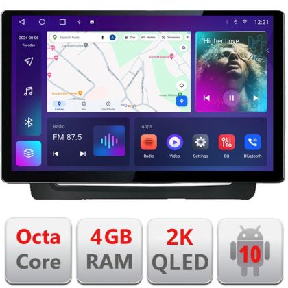 Navigatie dedicata Mitsubishi ASX 2020 N-asx2020 Edonav ecran 13" 2K 8 si 128 Android Waze USB Navigatie 4G 360 Toslink Youtube Ra