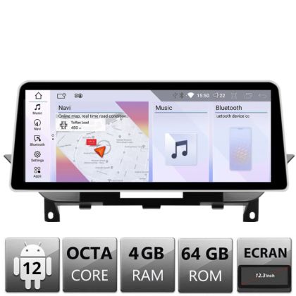 Navigatie BMW X1 E84 fara ecran de fabrica Android ecran 10.25" 4+64 4G