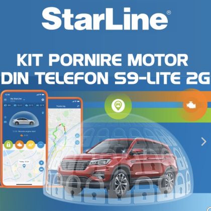 Kit pornire motor Volvo V40 2004-2012, aplicatie telefon 2G (montaj inclus) - Starline S9 2G