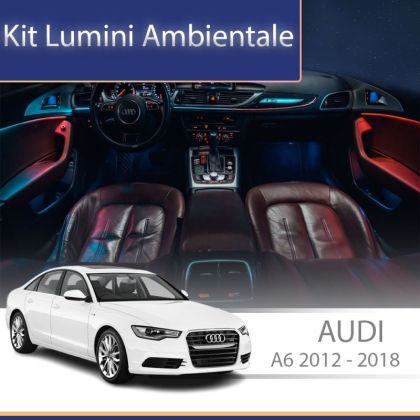 Lumini ambientale Audi  A6 RS6 C7 2012-2018 set complet control telefon sau sistem original