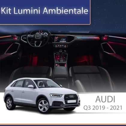 Lumini ambientale Audi Q3 2019-2023 set complet control telefon sau sistem original