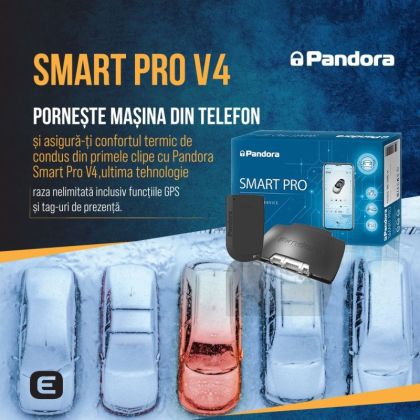 Kit pornire motor Volvo S90/V90 2016-, aplicatie telefon 4G, GPS (montaj inclus) - Pandora Smart Pro V4 cu taguri