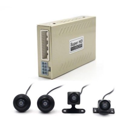 Sistem 2D de parcare cu 4 camere 1080p si 360 grade functie dvr inregistrare si monitorizare