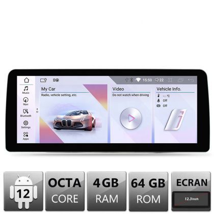 Navigatie dedicata Edotec BMW Seria 6 F06 masini cu CIC Android ecran 10.25" 4+64 4G BT