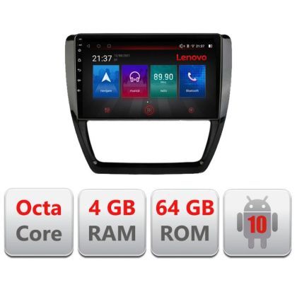 Navigatie VW Jetta 2011-2018 E-JETTA-15 Octa Core cu Android Radio Bluetooth Internet GPS WIFI DSP 4+64GB 4G