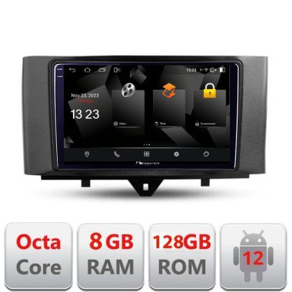 Navigatie Smart For Two 2010-2015 5960Pro-Smart10 Android Octa Core Qualcomm 2K Qled 8+128 DTS DSP 360 4G Optical