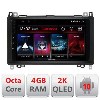 Navigatie Mercedes VW L-068, Octacore, 4Gb RAM, 64Gb Hdd, 4G, QLED 2K, DSP, Carplay, Bluetooth v1