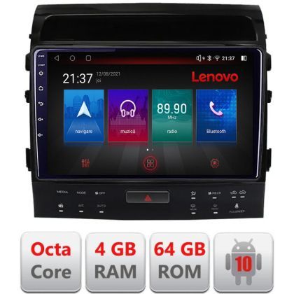 Navigatie Toyota Landcruiser 200 V8 2007-2015 cu navi si 360 Android radio gps internet Octa Core 4+64 LTE KIT-381-360+EDT-E509-PRO