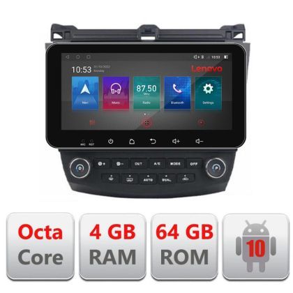 Navigatie Honda Accord 2004-2008 I-ACCORD cu Android Radio Bluetooth Internet 4+64 ecran 10.33"