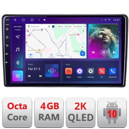 Navigatie Kia Ceed 2010-2012 Android ecran Qled 2K Octa core 4+32 KIT-Ceed10+EDT-E409-2K