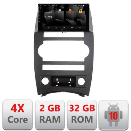 Navigatie Jeep Commander Android radio gps internet quad core 2+64 carplay android auto