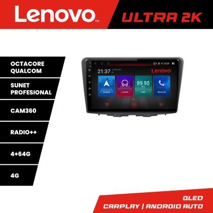 Navigatie Suzuki Baleno Lenovo Kit-baleno 8 core QLED Qualcomm 4+64 360 Android Waze USB Navigatie Internet Youtube Radio