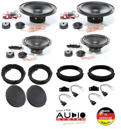 Difuzoare auto Audi A3 A4 A5 A6 A7 A8 Q3 Q4 Q5 Q7 dedicate usi fata si spate Audio System 560 W max