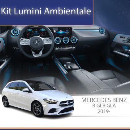 Lumini Ambientale spatar scaune Mercedes B  GLB  GLA  W247 2019- control pe sistemul original sau telefon